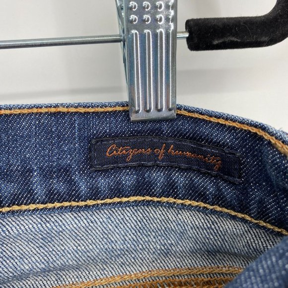 Citizens of Humanity Capri Jeans Women's Size 29 Mid Rise Stretch Denim Blue - Picture 5 of 12